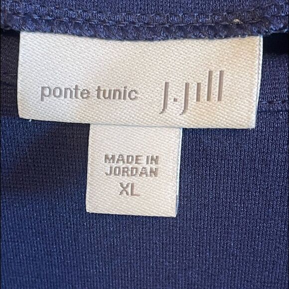 J.Jill blue Ponte tunic sz XL - Picture 3 of 5